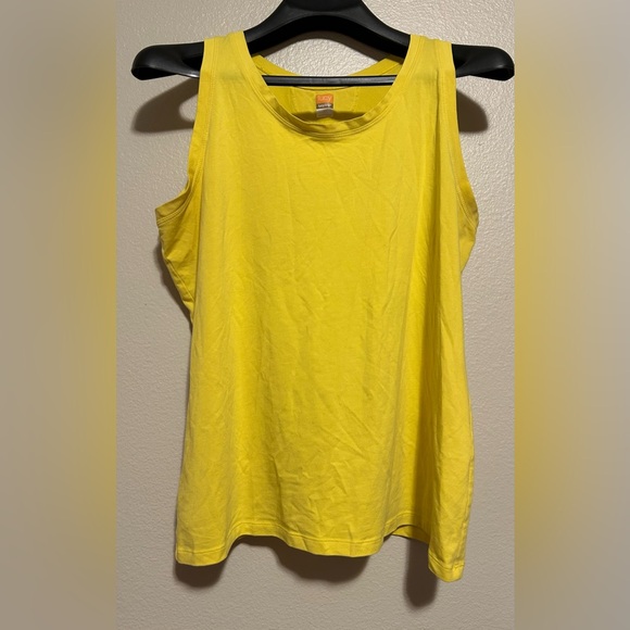 Lucy Tops - Lucy Vibrant Yellow Blouse- size xl